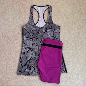 EUC - Lululemon bundle - crops and tank top